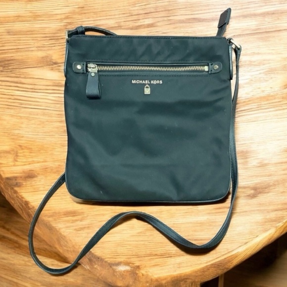Michael Kors Handbags - Michael Kors Black Nylon Crossbody Bag